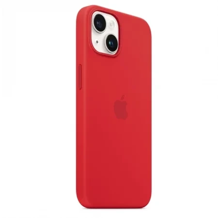 Apple iPhone 14 Silicone Case MagSafe - Red (Red)