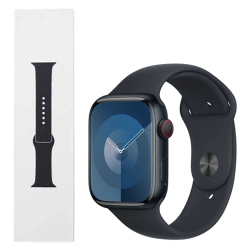 Pasek Apple Watch 42/ 44/ 45/ 49 Ultra/ Ultra 2 Sport Band M/L - czarny (Midnight)