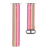 Apple Woven Nylon Strap for Watch 1/ 2/ 3/ 4/ 5/ 6/ 7 Series 42/ 44/ 45mm - Pink (Pink Stripe)