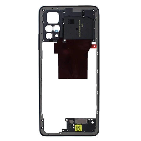 Body, side frame for Xiaomi Redmi Note 12 Pro 4G - black