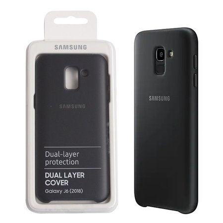 Samsung Galaxy J6 2018 Dual Layer phone case - black