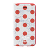 Apple iPhone 6/ 6s/ 7/ 8/ SE 2020 Booklet Case CJ1260 - red and white