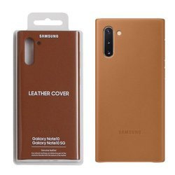 Samsung Galaxy Note 10 etui skórzane Leather Cover EF-VN970LAEGWW - brązowe