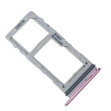 SIM card and micro-SD memory card drawer for Samsung Galaxy S20 - pink (Cloud Pink)