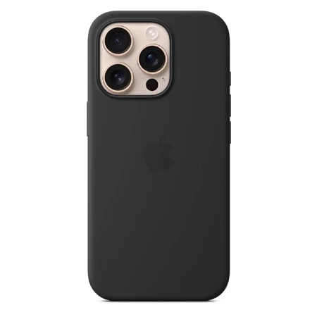 Apple iPhone 16 Pro Silicone Case MagSafe - Black [OUTLET]