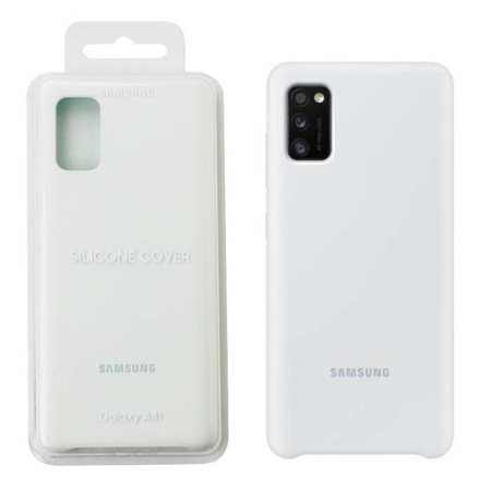 Samsung Galaxy A41 etui Silicone Cover EF-PA415TWEGEU - białe 