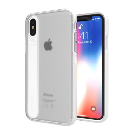 Apple iPhone X/ XS case GEAR4 Windsor IC8WDRSVR - transparent with white frame