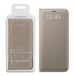 Samsung Galaxy S8 LED View Cover case EF-NG950PFEGWW - gold