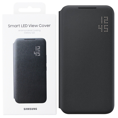 Etui na telefon Samsung Galaxy S22 Smart LED View Cover - czarne