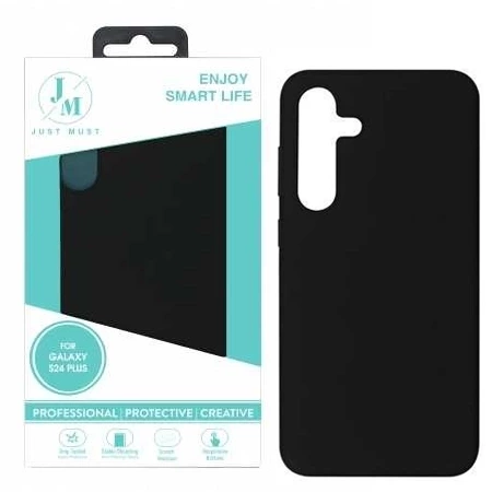 Samsung Galaxy S24 Plus phone case Just Must Regular Defense Silicone- black