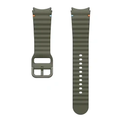 Silicone strap for Samsung Galaxy Watch 4/ 4 Classic/ 5/ 5 Pro/ 6/ 6 Classic/ 7 Sport Band One Click 20 mm M/L - Green (Green)
