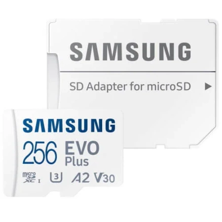 Karta pamięci Samsung EVO Plus microSDXC z adapterem SD 256GB 130 MB/s - klasa 10