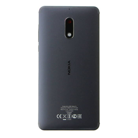 Nokia 6 battery flap - black