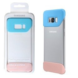 Samsung Galaxy S8 Plus 2Piece Cover phone case - blue and peach