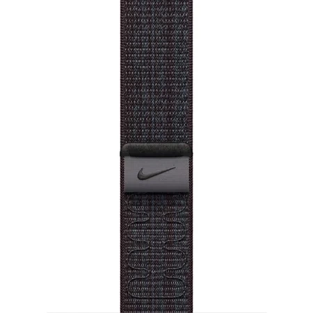 Strap for Apple Watch 42/ 44/ 45/ 49 Ultra/ Ultra 2 Nike Sport Loop - Black/ Blue (Black/ Blue)