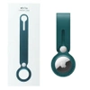 Pasek do lokalizatora Apple AirTag Leather Loop - zielony (Forest Green)