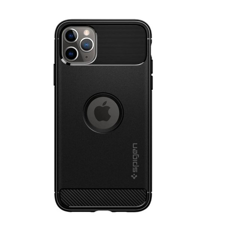 Apple iPhone 11 Pro Max etui Spigen Rugged Armor 075CS27133 - czarne