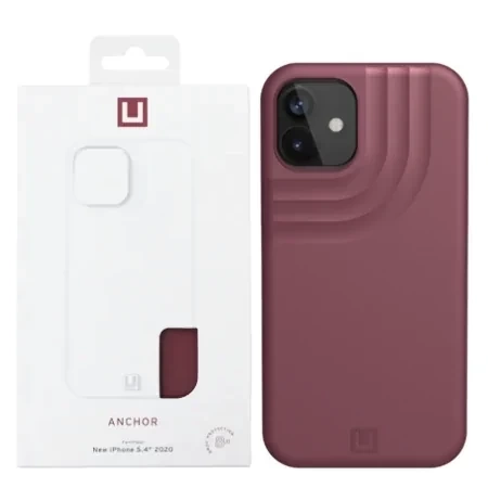 Etui do Apple iPhone 12 mini UAG Anchor - bordowe (Aubergine)