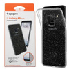 Samsung Galaxy A8 2018 silicone case Spigen Liquid Crystal Glitter 590CS22749 - transparent with glitter