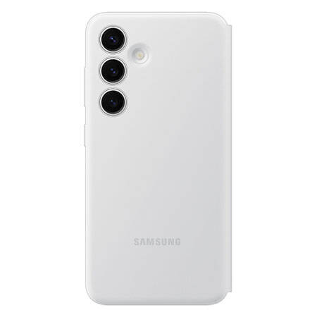 Samsung Galaxy S24 Smart View Wallet Phone Case - White (White)