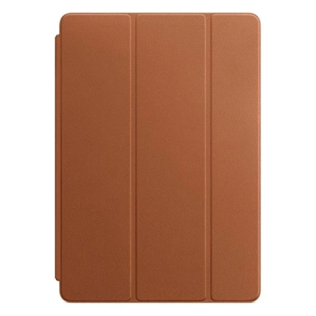  Apple iPad 7/ 8/ 9/ Air 3/ Pro 10.5 Leather Smart Cover case - brown (Saddle Brown)