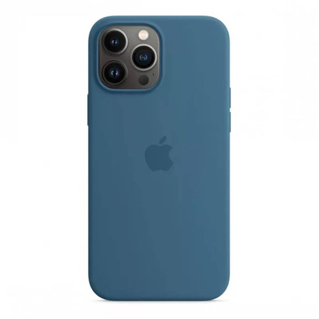 Apple iPhone 13 Pro Max silicone case MagSafe MM2Q3ZM/A - blue (Blue Jay)