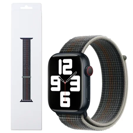 Strap for Apple Watch 42/ 44/ 45/ 49 Ultra/ Ultra 2 Sport Loop - Black (Midnight)