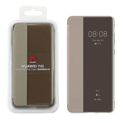 Huawei P40 etui Smart View Flip Cover 51993705 - khaki