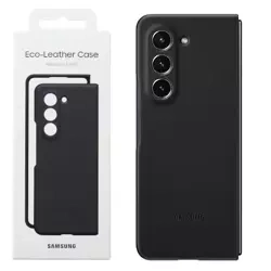 Samsung Galaxy Z Fold5 Eco-Leather Phone Case - black