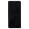 Original LCD display with bezel for Realme C51 - black