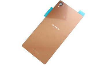 Sony Xperia Z3 battery flap with adhesive and NFC antenna - Copper (Copper)