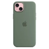 Apple iPhone 15 Plus Silicone Case MagSafe - Green (Cypress)