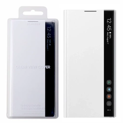 Samsung Galaxy Note 10 Plus/ 10 Plus 5G Smart Clear View Cover phone case - white