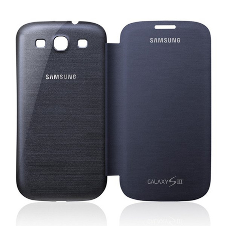 Samsung Galaxy S3 Flip Cover phone case - navy blue