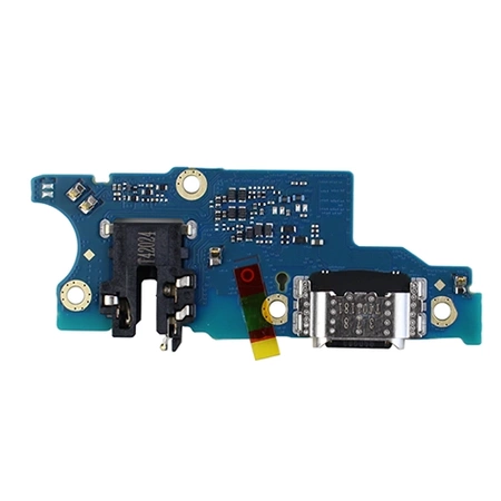 Board with USB-C charging connector, microphone and headphone connector for Realme 12x 5G