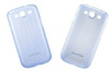 Silicone case for Samsung Galaxy S3 phone - 2 pieces blue