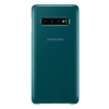 Etui na telefon Samsung Galaxy S10 Plus Clear View Cover - zielone [OUTLET]