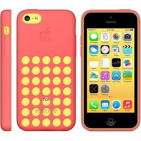 Oryginalne etui Apple iPhone 5c - różowe