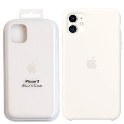 Apple iPhone 11 Silicone Case - white