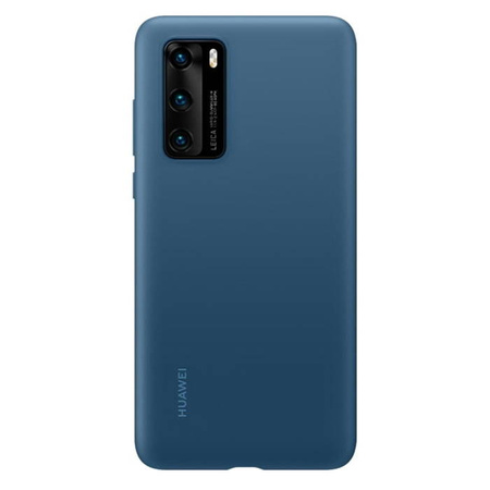 Huawei P40 silicone case Silicon Case 51993721 - blue