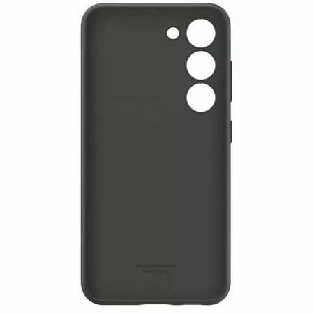 Silikonowe etui Samsung Silicone Case do Galaxy S23 - zielone