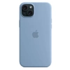 Apple iPhone 15 Plus Silicone Case MagSafe - Blue (Winter Blue)