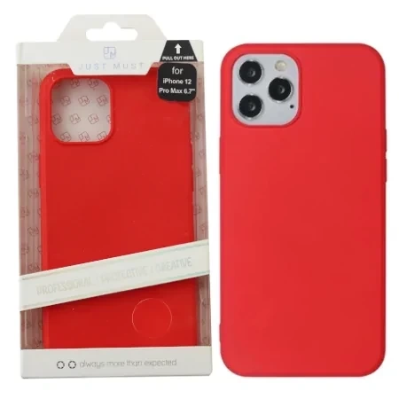 Etui na Apple iPhone 12 Pro Max Just Must Candy - czerwone