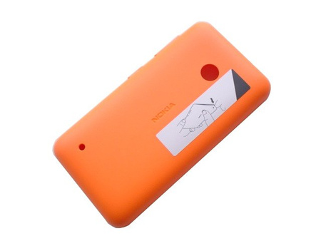 Nokia Lumia 530 battery flap - orange