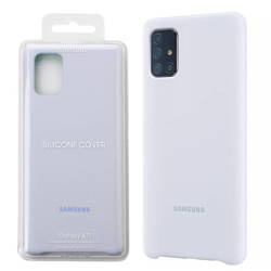 Samsung Galaxy A71 silicone case EF-PA715TSEGEU - light gray