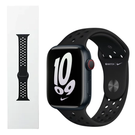 Apple Watch 38/ 40/ 41 mm Nike Sport Band S/M M/L - Black (Black/ Black) 