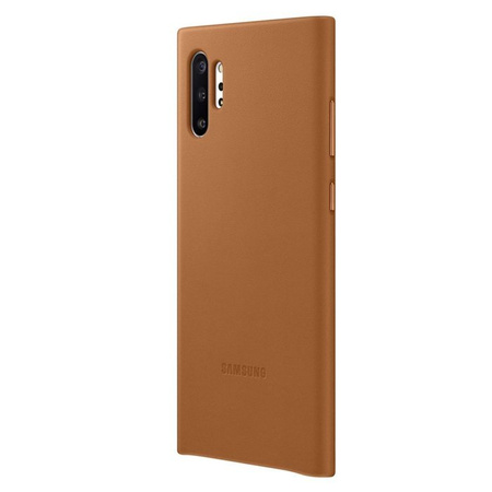 Samsung Galaxy Note 10 Plus leather case Leather Cover EF-VN975LAEGWW - brown (Camel)