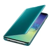 Etui na telefon Samsung Galaxy S10 Plus Clear View Cover - zielone [OUTLET]