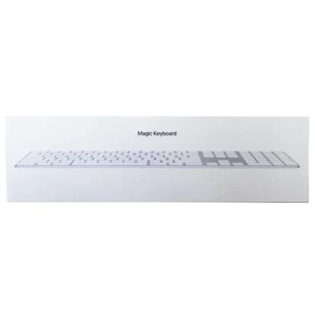 Klawiatura Apple Magic Keyboard with Numeric Keypad (układ czeski) - biała