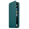 Skórzane etui Apple iPhone 11 Pro Max Leather Folio - zielone (Peacock)